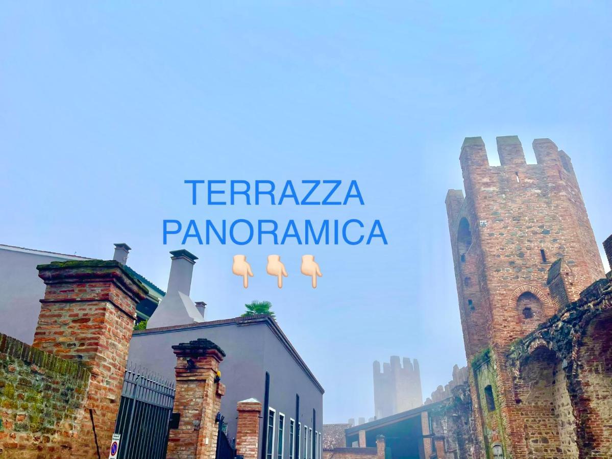 Ca' Del Sole - Attico Panoramico In Centro Storico Appartement Montagnana  Buitenkant foto